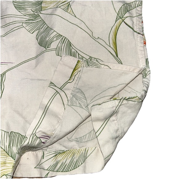 Tori Richard Hawaiian Men's‎  Medium Button Up Short Sleeve, Silk Linen Blend - Picture 5 of 8